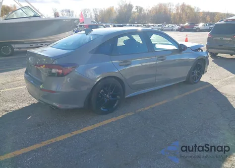 2025 Honda Civic Sport z USA, uszkodzony, nr VIN 2HGFE2F51SH543626